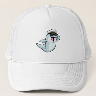 Dolphin as Policeman with Police hat
