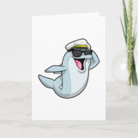 Dolphin as Policeman with Police hat