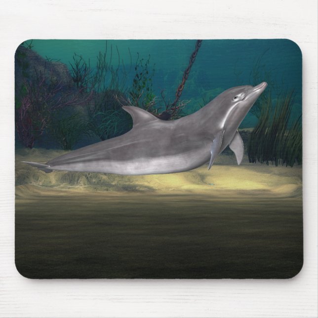 dolphin at play mouse pad (Front)