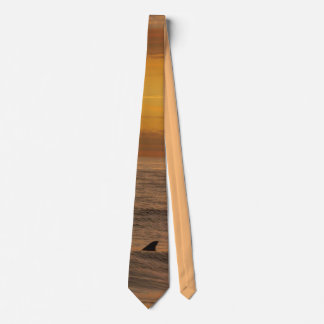 Dolphin at sunset tie