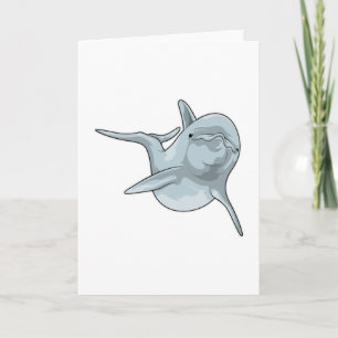 Dolphin at Swimming Card