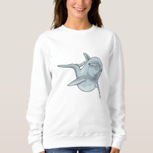 Dolphin at Swimming Sweatshirt