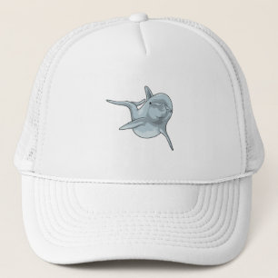 Dolphin at Swimming Trucker Hat