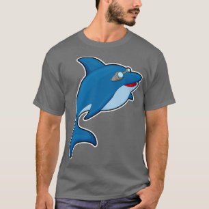 Dolphin at Swimming with Swimming goggles 1 T-Shirt