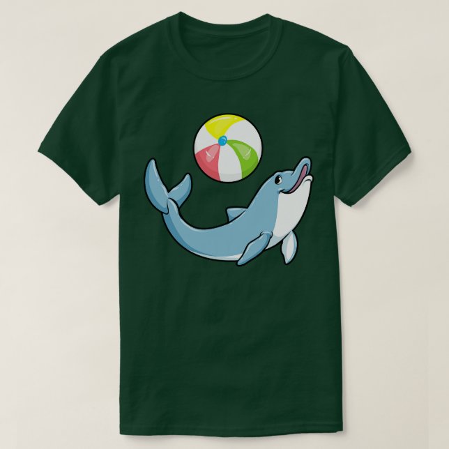 Dolphin at swimming with water polo 1 (Design Front)