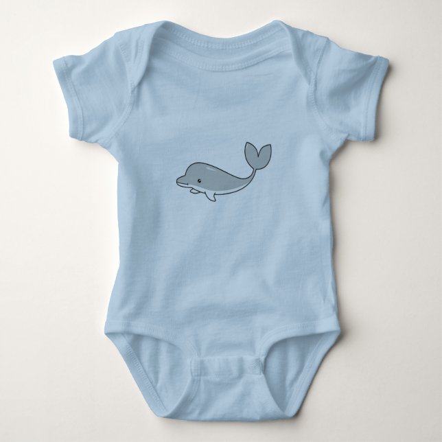 Dolphin Baby Bodysuit (Front)
