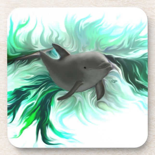 Dolphin Baby Coaster (Front)