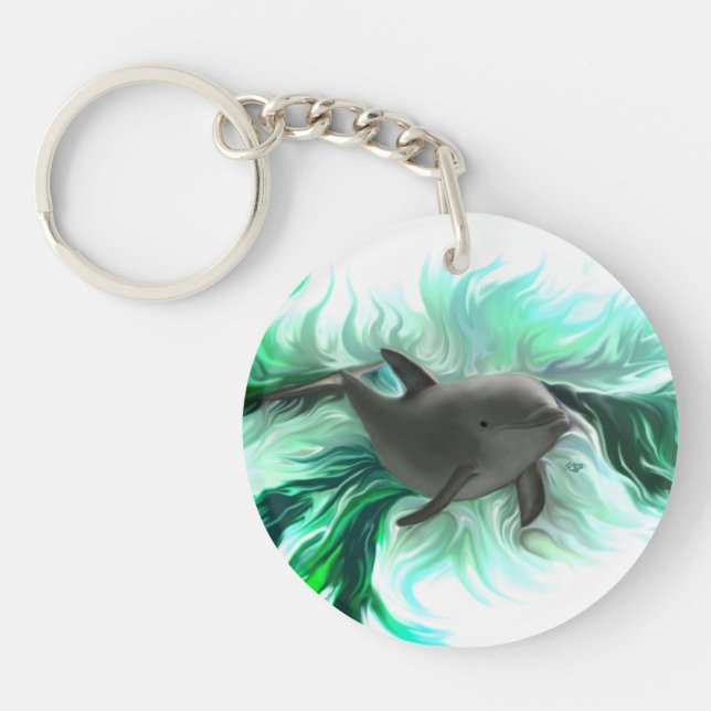 Dolphin Baby Key Ring (Front)