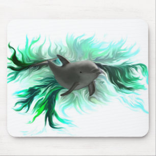 Dolphin Baby Mouse Pad
