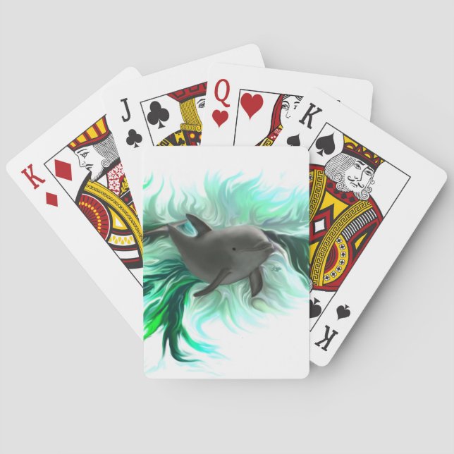 Dolphin Baby Playing Cards (Back)
