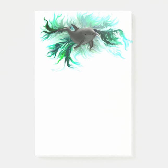 Dolphin Baby Post-it Notes (Front)