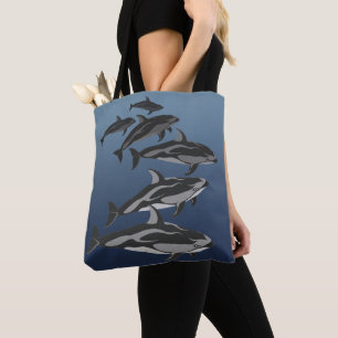 Dolphin Bags Pacific White Sided Dolphin Tote Bags