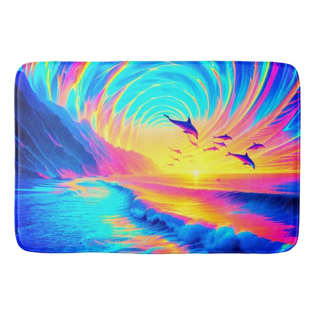 Dolphin Bath Mat (Front)