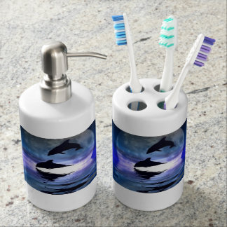 Dolphin bathroom set