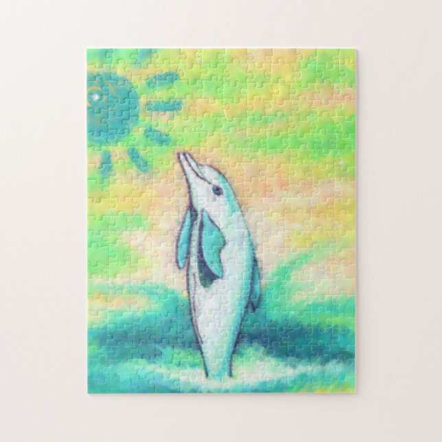 Dolphin Beach Puzzle (Vertical)
