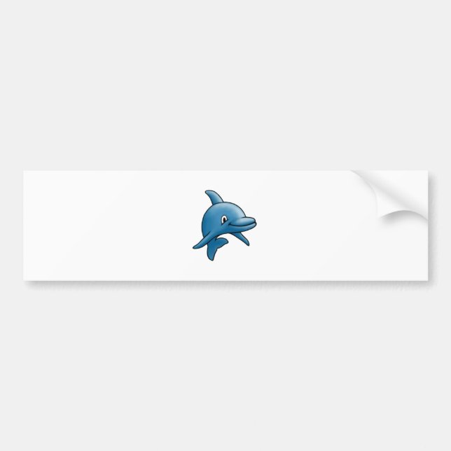 Dolphin Bumper Sticker (Front)