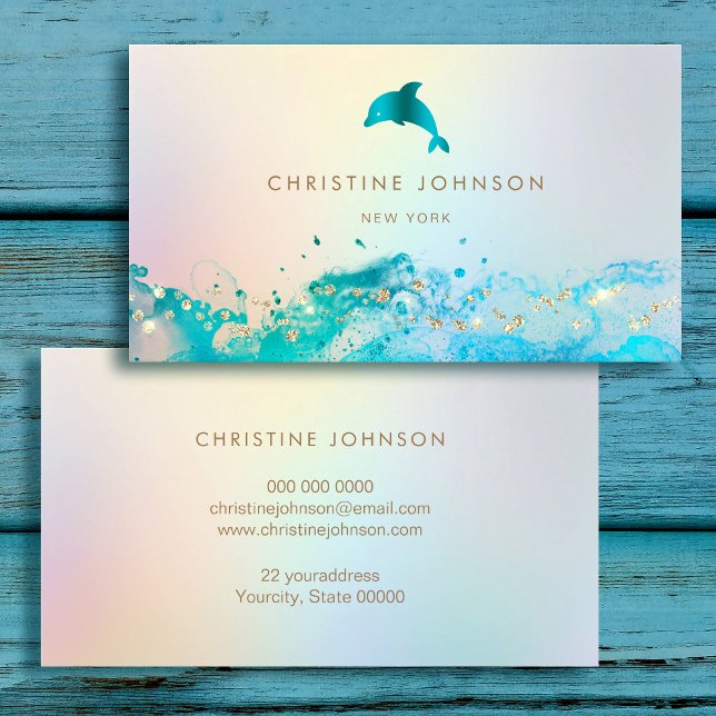 dolphin business card (Creator Uploaded)