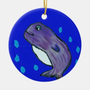 Dolphin ceramic tree decoration