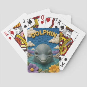 Dolphin Coastal Bay Modern KlayKoo Playing Cards