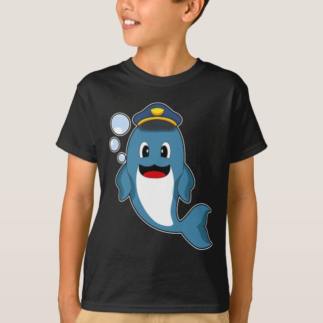 Dolphin Cop Police T-Shirt (Front)