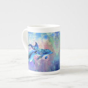 Dolphin Couple - Beautiful Bone China Mug