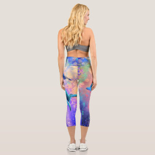 Dolphin Couple - Beautiful Capri Leggings