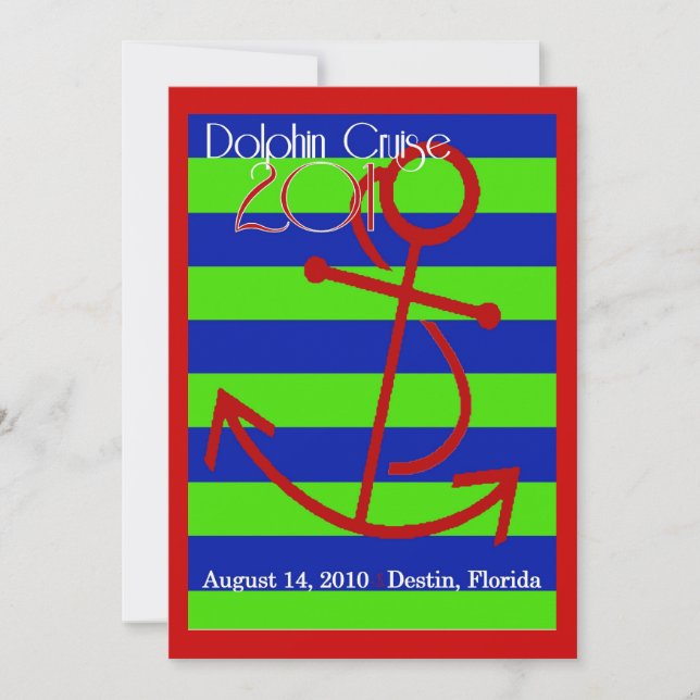 Dolphin Cruise Photo Card (Front)