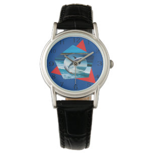 Dolphin Dancing On The Waves, Ladies Watch
