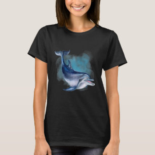 Dolphin Deep Ocean Creatures and Rift Life T-Shirt