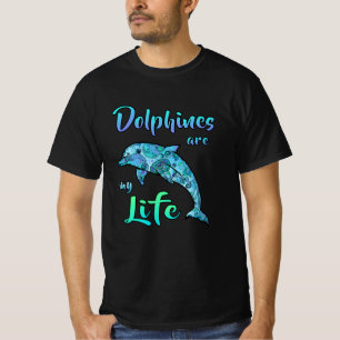 Dolphin Dolphins Ocean Sea Fish Animal Funny Gift T-Shirt