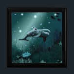 Dolphin Dream Gift Box<br><div class="desc">Dolphin Dream - Digital Fantasy - Art Painting by KSZP</div>