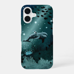 Dolphin Dream iPhone 16 Case