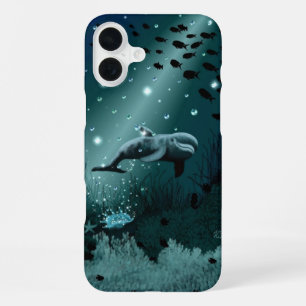 Dolphin Dream iPhone 16 Plus Case