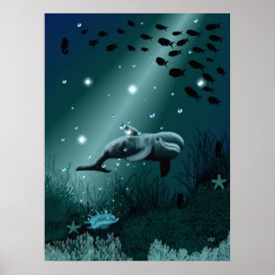 Dolphin Dream Poster
