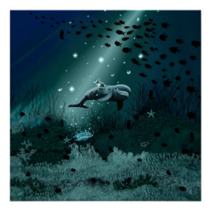 Dolphin Dream Poster