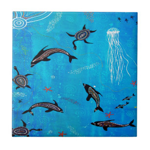 Dolphin Dreaming Tile