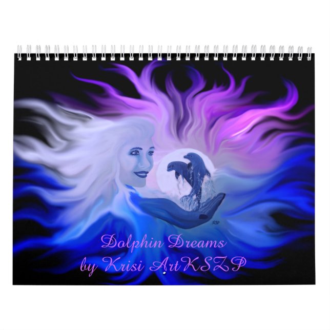 Dolphin Dreams by Krisi ArtKSZP Calendar (Cover)