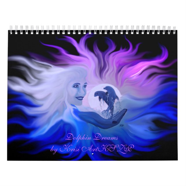 Dolphin Dreams by Krisi ArtKSZP Calendar (Cover)