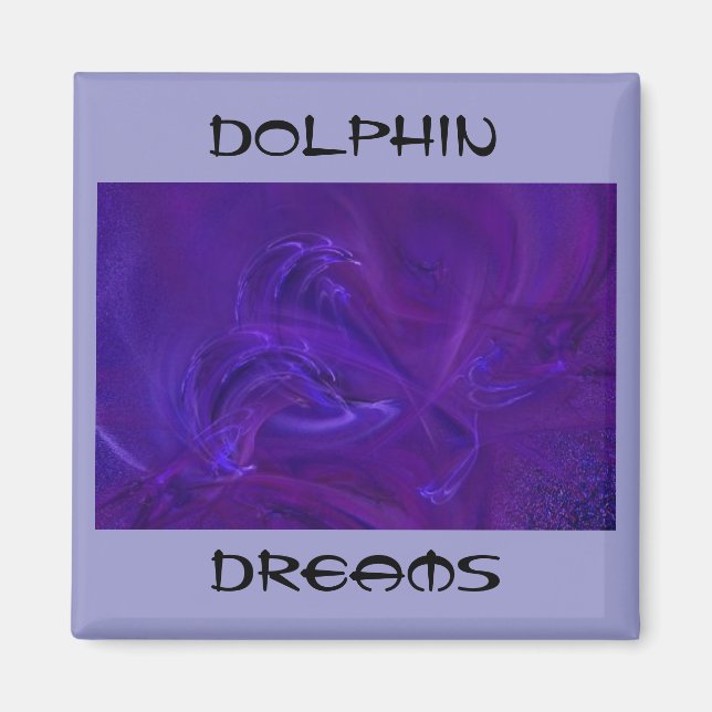 Dolphin Dreams Magnet (Front)