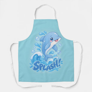Dolphin Dreams – Ocean Vibes 🐬 Apron