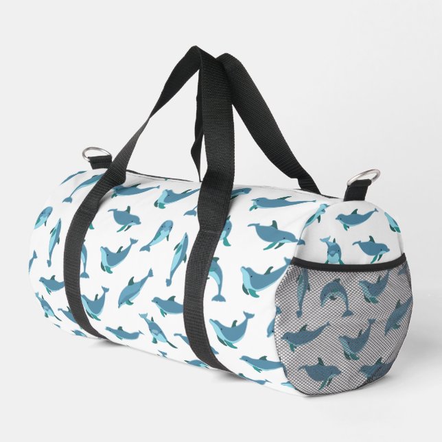 Dolphin Duffle Bag (Right Corner)