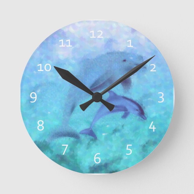 Dolphin Family Clocks (Front)