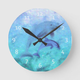 Dolphin Family Clocks