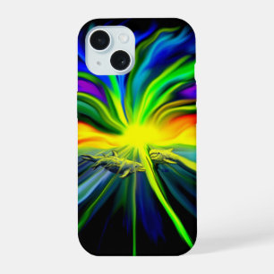 Dolphin Family in the Sunshine iPhone 15 Case