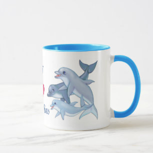 Dolphin Family Mug