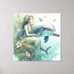 Dolphin Fantasy 2 Canvas Print