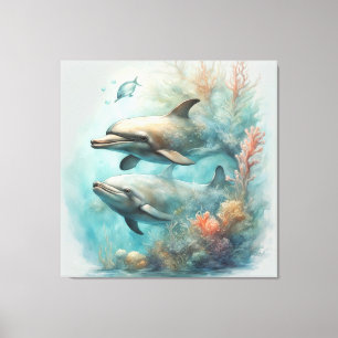 Dolphin Fantasy 6 Canvas Print