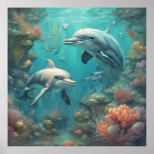 Dolphin Fantasy 7 Poster