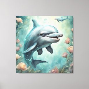 Dolphin Fantasy 8 Canvas Print