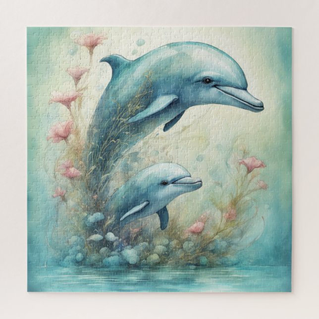 Dolphin Fantasy 9 Jigsaw Puzzle (Vertical)